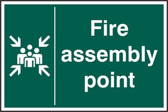 Picture of Fire Assembly Point LARGE - 600 x 400Hmm - Rigid Plastic - [AS-SA54-RP]