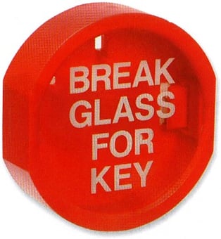 Picture of Durable Plastic Fronted Key Box - Dimensions Dia. 110mm x 35mmD - [HS-KB2] - (HP)