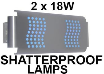 picture of Insect-a-clear Fly-Shield Two Shatter Resistant Lamps - [BP-FG2CSS]