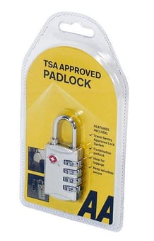 Picture of AA TSA Approved Padlock - [SAX-AA5885]