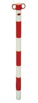 Picture of JSP - Demarcation Red & White Post - For Post and Chain System - Base Sold Separately - [JS-HDE100-005-400]