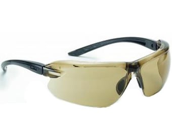 Picture of Bolle IRI-S Black/Red Twilight PC Safety Spectacles B-Flex Nose Anti-scratch - Anti-fog - [BO-IRITWI] - (DISC-R)