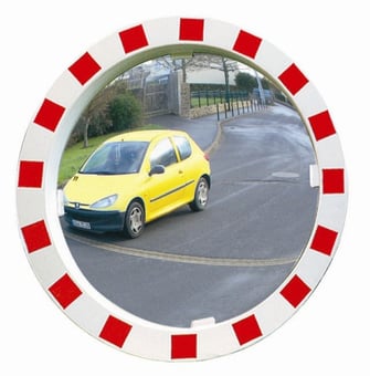 Picture of ROUND TRAFFIC MIRROR - P.A.S - Dia 600mm - To View 2 Directions - 5 Year Guarantee - [VL-946]