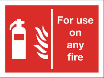 Picture of For Use On Any Fire Sign - 200 X 150Hmm - Rigid Plastic - [AS-FI41-RP]