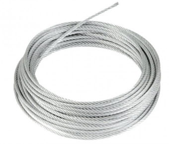 picture of 8mm (7x7) 10m Wire Rope ZP - CTRN-CI-MC144L