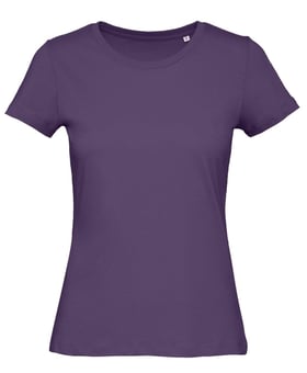 picture of B&C Women's Organic Inspire Tee T-shirt - Urban Purple - RLW-B118FUPUR