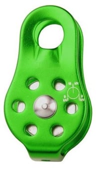 picture of Kratos Single Aluminium Pulley - Green Anodized Finish - [KR-FA7000800]