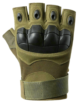 picture of Nuprol PMC Skirmish Gloves E Fingerless Green - NP-6564-FL-GN