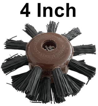 picture of Horobin 4" Sweeps Brush for Universal Drain Rod - [HO-53011]