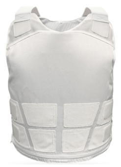 Picture of VestGuard - Ultra Covert Home Office Body Armour - KR1 SP1 Stab & Needle Protection - White - VE-UC102-KR1SP1-WH