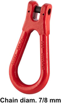 Picture of GT Cobra Grade 80 Clevis Reevable Egg Link - For Chain 7/8mm Dia. - [GT-G80REL8]
