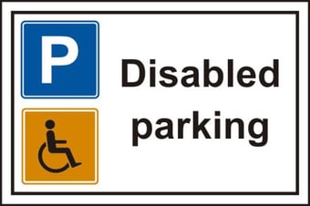 Picture of Spectrum Disabled Parking - PVC 300 x 200mm - SCXO-CI-3600