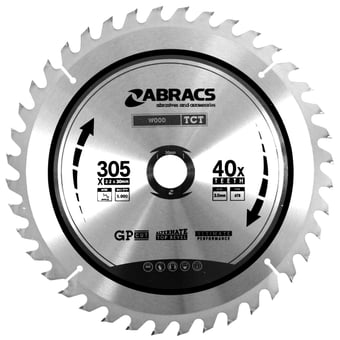 picture of Abracs TCT Blade 305mm x 2.2mm x 30mm - 40T Wood GP Cut Type - [ABR-TCT30540]