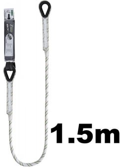 picture of Kratos Energy Absorbing Kernmantle Rope Lanyard - 1.5 Meters - [KR-FA3050015]