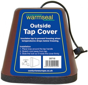 picture of WARMSEAL - Outside Tap Cover - (H)154mm x (W)165mm - [CI-20710]