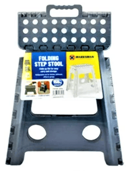 picture of Marksman Anti Slip Folding Step Stool with Carry Handle - Grey - [PD-23351C-Grey]