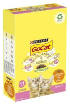 picture of Go-Cat Junior With Chicken & Turkey Mix With Milk Dry Cat Food 750g - [BSP-748625]