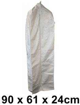 picture of Tyvek Gussetted Garment Cover - White - 90 x 61 x 24cm - [BG-6493]