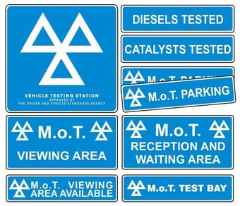 picture of MOT Signs - Interior and Exterior - 9 Sign Pack - [PSO-MSP7509]