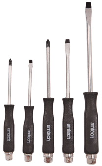picture of Amtech 5 Piece Go-thru Screwdriver Set - [DK-L0035]