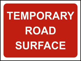 picture of Spectrum 600 x 450mm Temporary Sign & Frame – Temporary Road Surface – [SCXO-CI-13155]