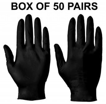 picture of Supertouch Powderfree Nitrile Gloves - Box of 50 Pairs - ST-12671 - (NICE)