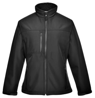 Picture of Portwest Charlotte Ladies Softshell - Black - PW-TK41BKR