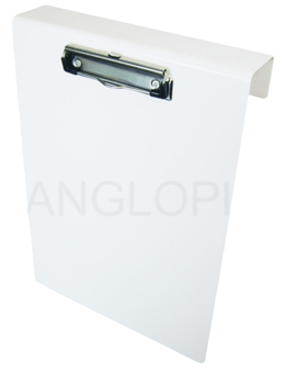 picture of Angloplas Single A4 Clipboard with Integral Hook for Bed End - [AGP-CBBSA4-BIO]