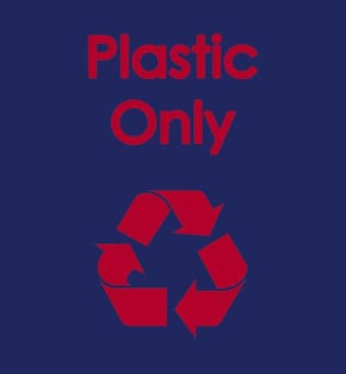 Picture of Spectrum Warehouse Recycling Sack ‘Plastic Only’ - 920 x 1000mm - SCXO-CI-14696 - (DISC-X)
