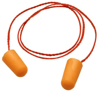 picture of 3M 1110 Earplugs Corded Orange 37 dB - Box of 100 Pairs - [3M-1110]