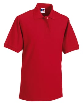 Picture of Russell Hardwearing Unisex Polo Shirt - Classic Red - BT-599M-CLARED