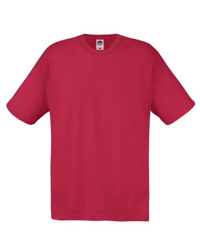 picture of Fruit Of The Loom Men's Brick Red Original T-Shirt - BT-61082-BRED