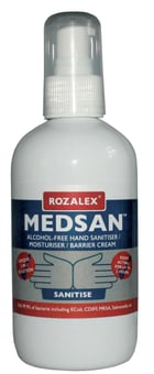 Picture of Rozalex Medsan Alcohol-Free Hand Sanitiser Moisturiser Cream 250ml Pump - [RO-6043995] - (OS) - (NICE)