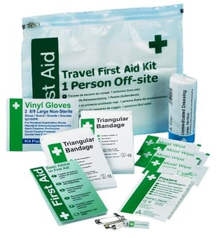 picture of HSE 1 Person First Aid Kit in Handy Fresh Foil Pouch - [SA-K307T] - (SO)