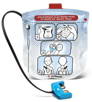 picture of Defibtech Lifeline VIEW/ECG/PRO Paediatric Defibrillator Pads - [MLC-DDP-2002]