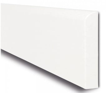 picture of TRAFFIC-LINE Wall Protection Profiles - 150 x 10mm - White - [MV-423.14.241]