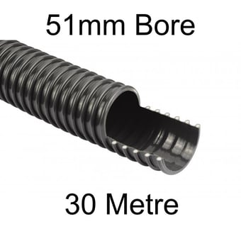 picture of PVC Ducting Hose - 51mm Bore x 30m - [HP-CVL20GRY30M]