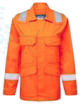 picture of Portwest FR740 - Bizflame Work FR Women's Jacket - Orange - PW-FR740ORR
