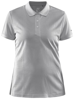 picture of Craft Ladies Core Unify Polo Shirt - Grey Melange - BT-CR1909139-950000