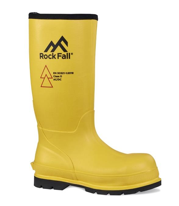 picture of Rock Fall - Dielectric Safety Footwear - Conforms to EN ISO 20345:2011 SB P E WRU FO HRO WR SRC I - RF-RF240