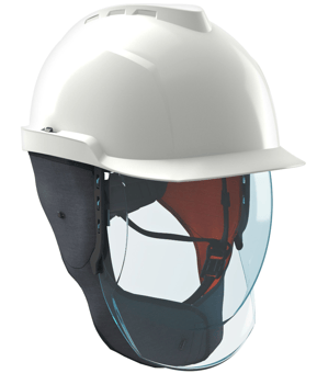picture of MSA V-Gard 950 Class 2 Safety Helmet Non-Vented White - [MS-GVF1A-C0AA00I-000]