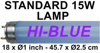 picture of Hi-BLUE Standard Straight UVA Lamp - 15 Watts - [BP-LS15WX-H]