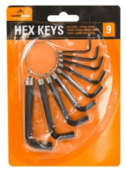 picture of Handy Home Hex Keys 9pk - [OTL-323054]