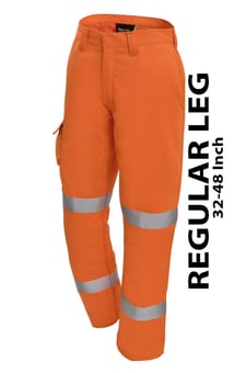 picture of ProGarm 4616 FR AS HV EA Orange Trousers Regular Leg - PG-4616RL