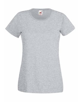 picture of Fruit Of The Loom Lady-Fit Heather Grey Valueweight T-Shirt - BT-61372-HEGR