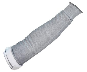 picture of Microlin Cooper Cardiff Cut Resistant Knitted Grey Sleeve - SINGLE - [MC-CARDIFF]
