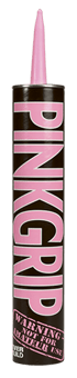 picture of EverBuild Pink Grip - Direct Bond Cartridge - 350ml - [TB-EVBPINKGRIP]