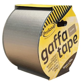 picture of ProSolve Gaffa Tape - 75mm x 50m - Silver - [PV-GAFTS75]