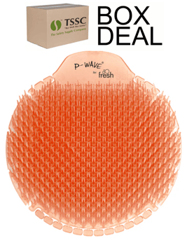 picture of P-Wave Slant6 Biodegradable Urinal Screen Mango - Box Deal of 10 Pieces - [IH-PWVWZS660MG] - (LP)