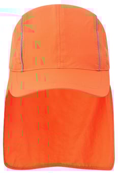 picture of Portwest HA22 Breathable Sun Shield Cap - Orange - [PW-HA22ORR]